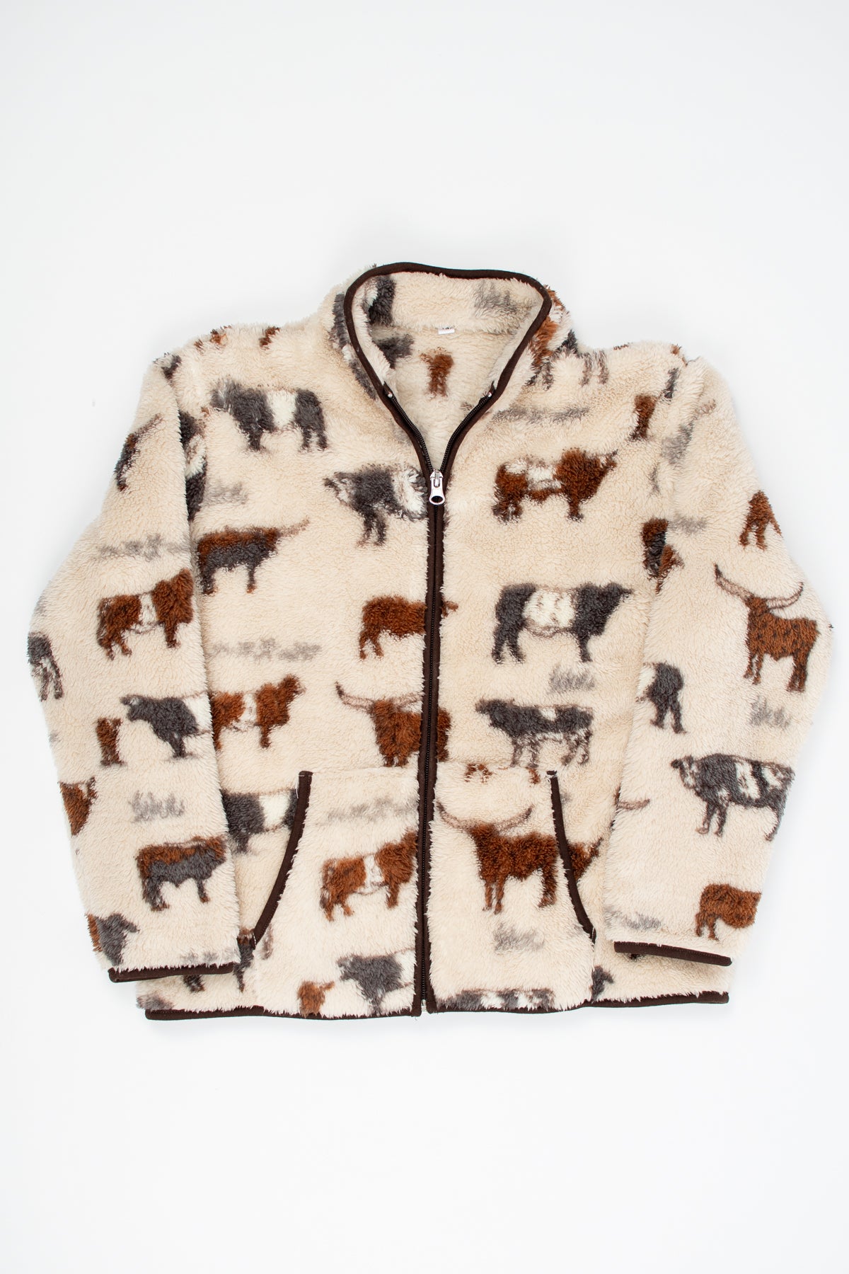 Cattle Sherpa Youth Full Zip Jacket