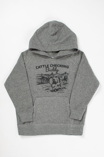 Cattle Checking Buddy' Toddler/Youth Hoodie