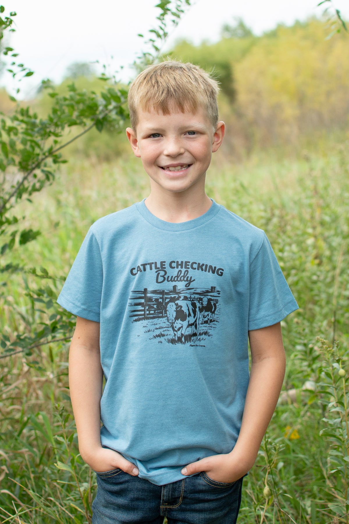 'Cattle Checking Buddy' Toddler/Youth T-Shirt