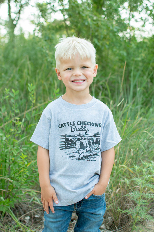 Cattle Checking Buddy' Toddler/Youth Tee