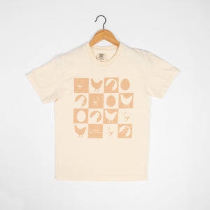 Chicken Checkers Cream Tee