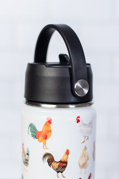 Chicken 22oz Water Bottle