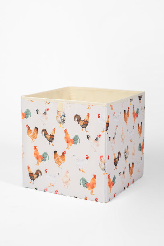 Chickens Cube Storage Bin