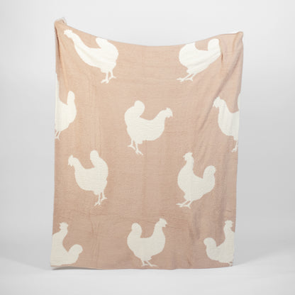 Chicken Luxe Throw Blanket