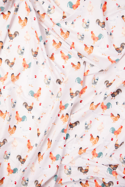 Chicken Full/Queen Bed Sheet Set