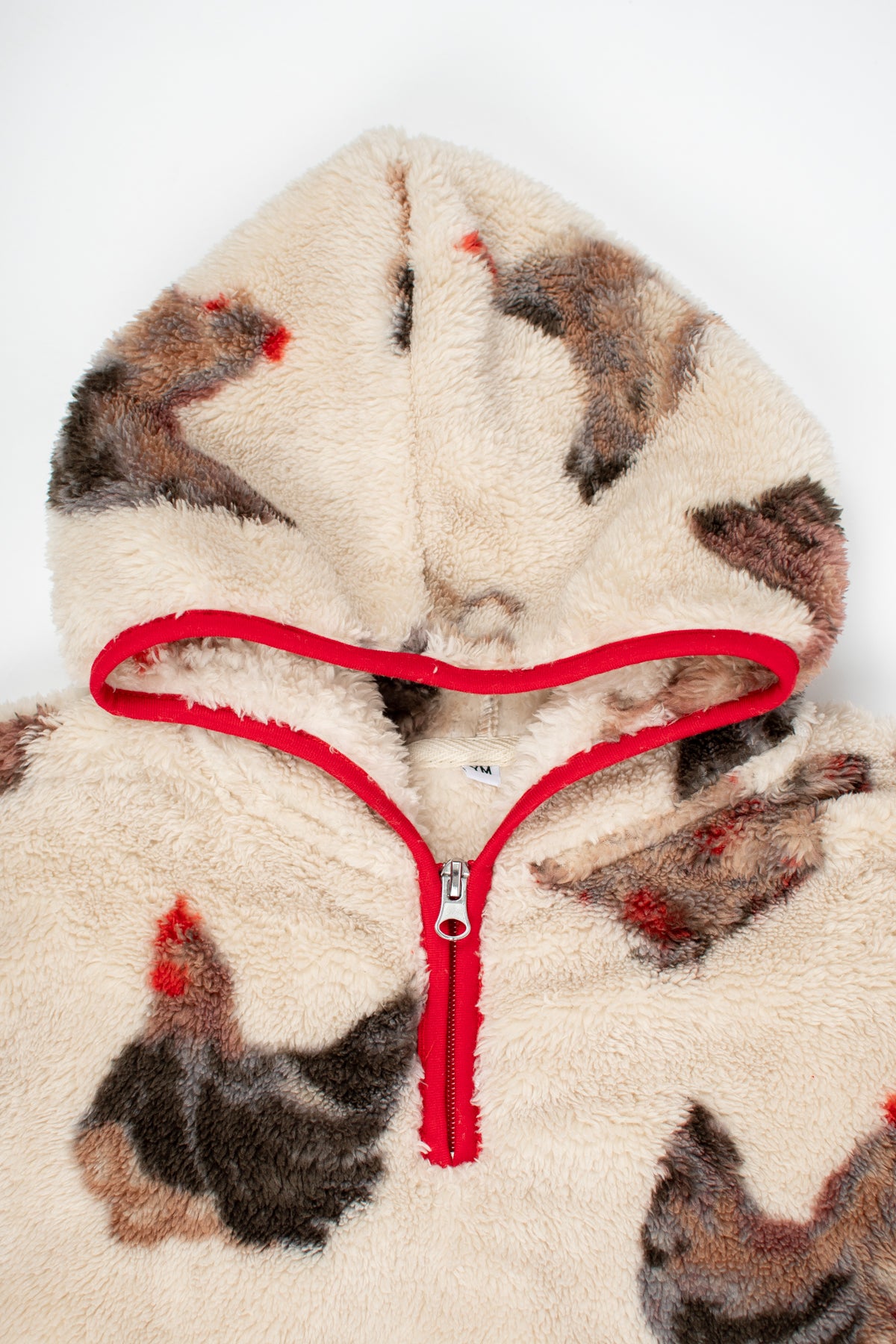 Chicken Sherpa Youth 1/4 Zip Hoodie