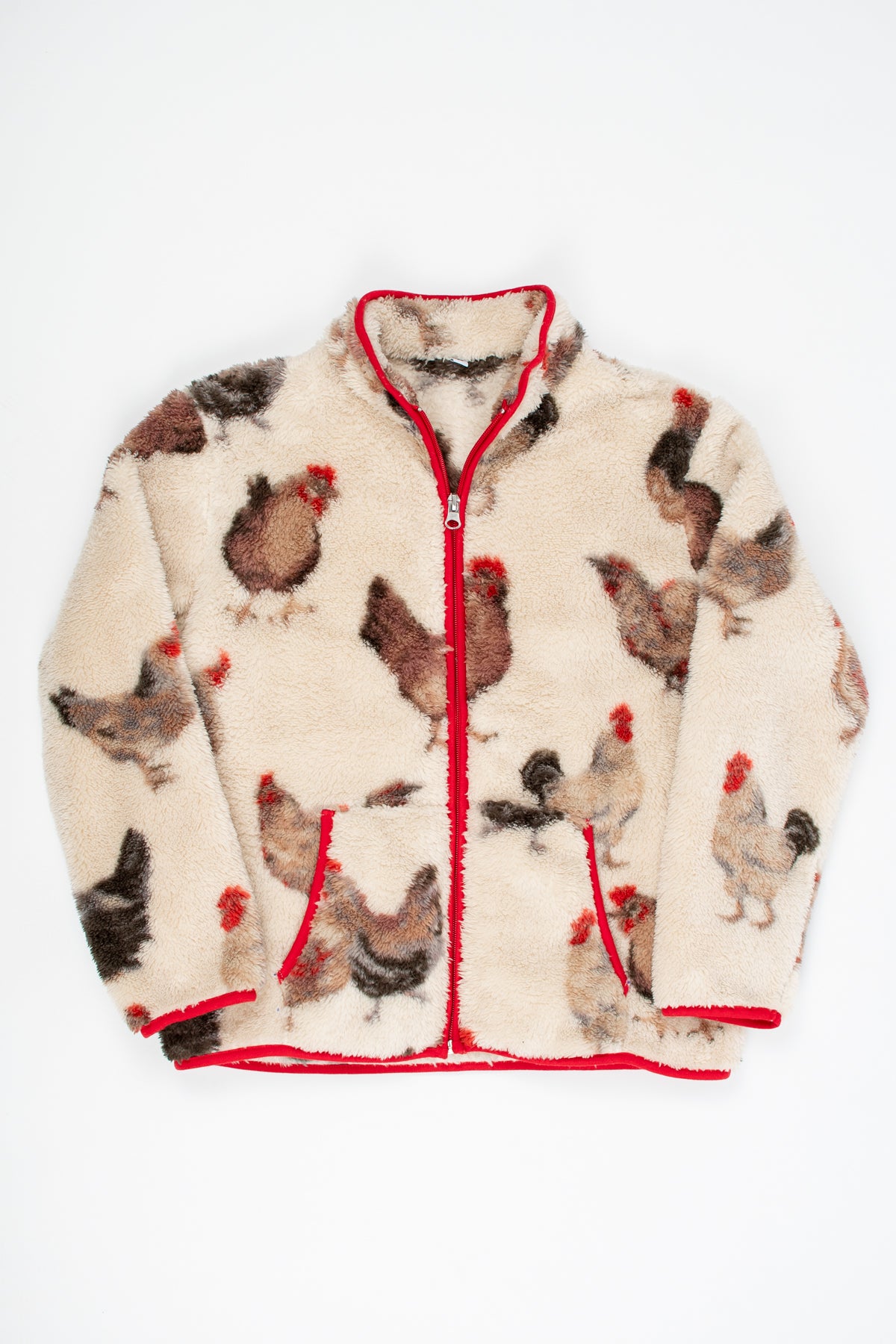 Chicken Sherpa Youth Full Zip Jacket