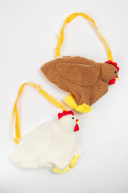 White Chicken Shoulder Bag