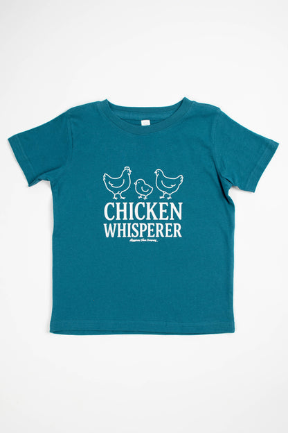 'Chicken Whisperer' Toddler/Youth Teal Tee