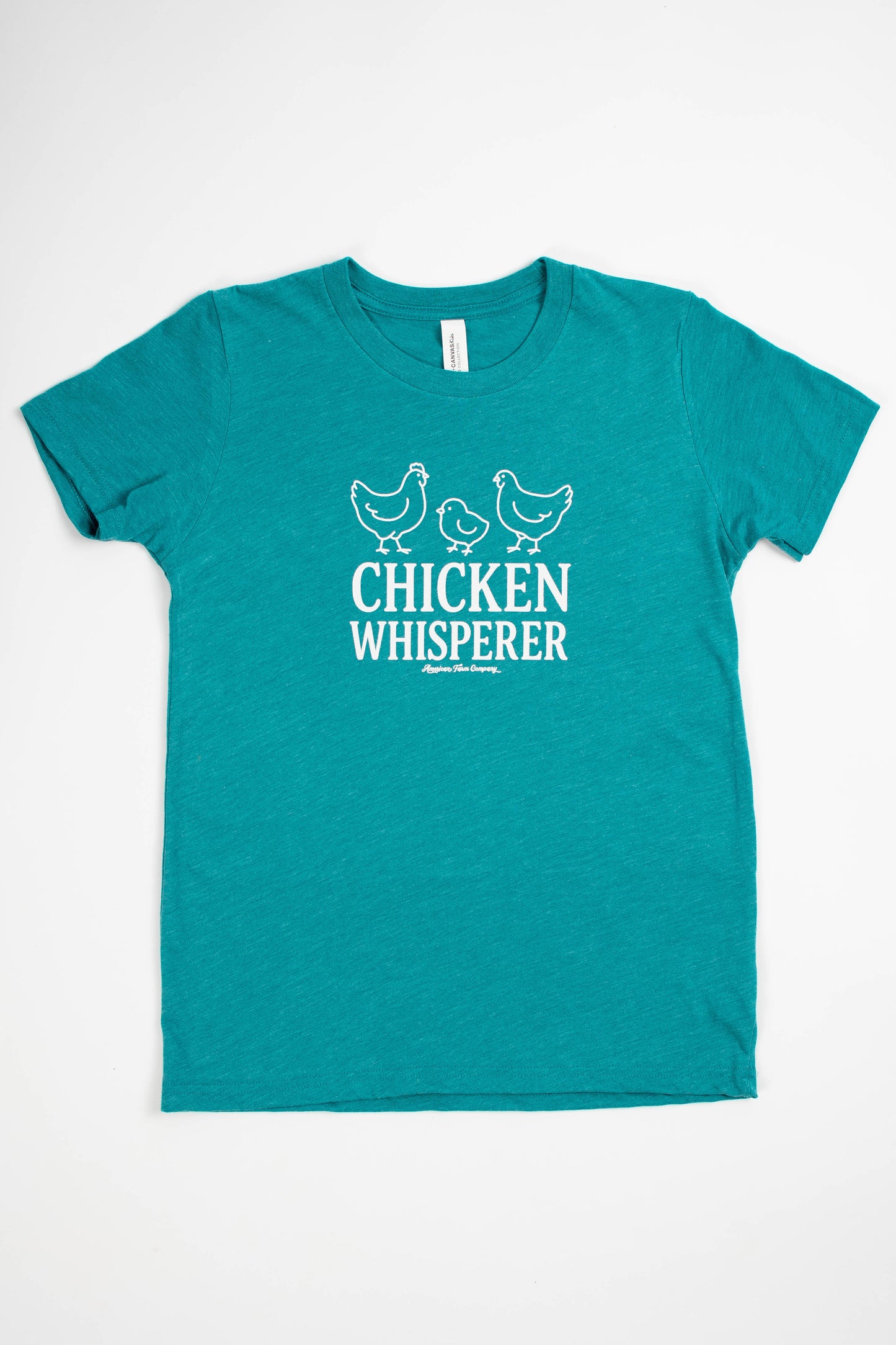 'Chicken Whisperer' Toddler/Youth Teal Tee