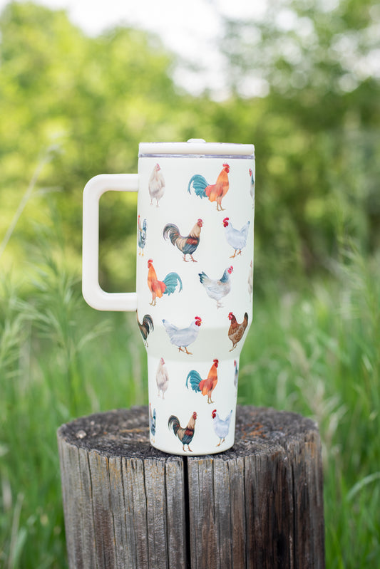 Chicken 40oz Water Tank Tumbler