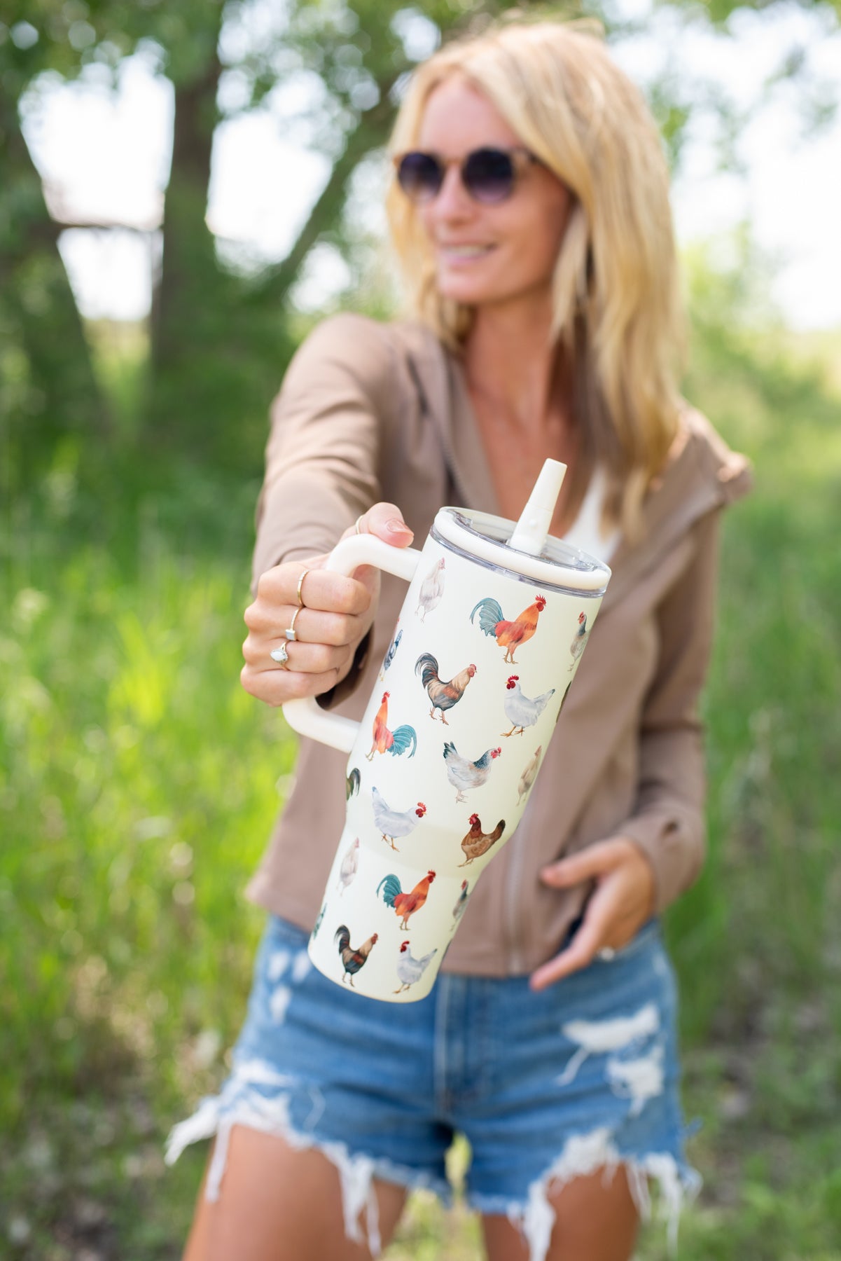 Chicken 40oz Water Tank Tumbler