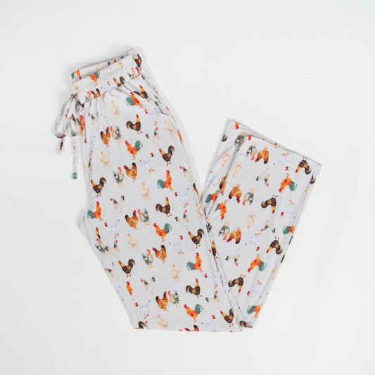 Chicken Adult Bamboo Pajama Pants - American Farm Company