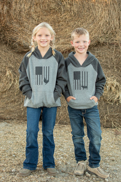 Cow Flag Youth Hoodie