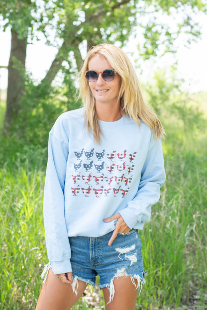 Chicken Flag Crewneck
