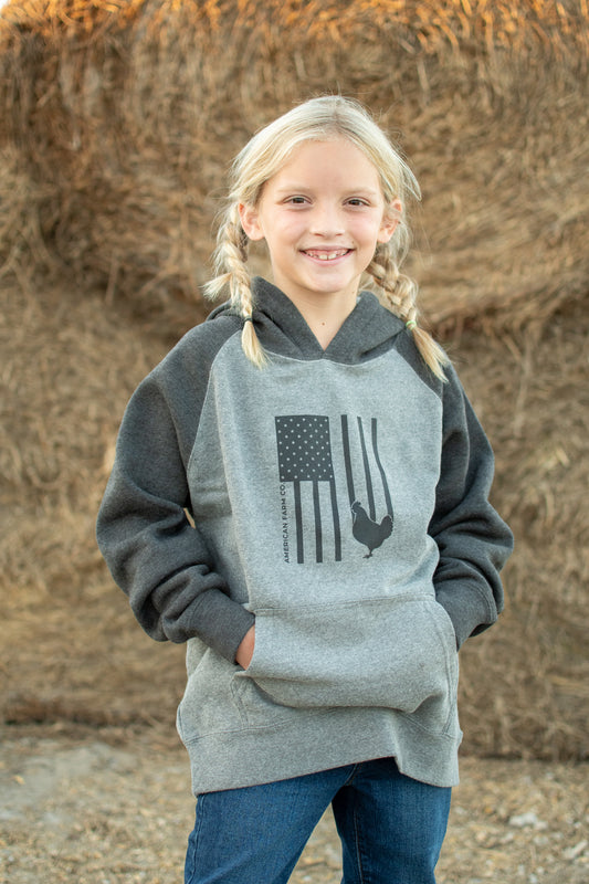 Chicken Flag Toddler/Youth Hoodie