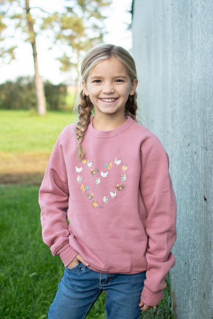 Chicken Heart Toddler/Youth Crewneck