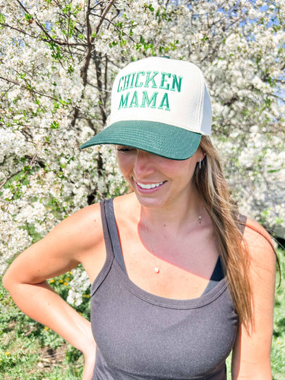 'Chicken Mama' Embroidered Trucker Hat