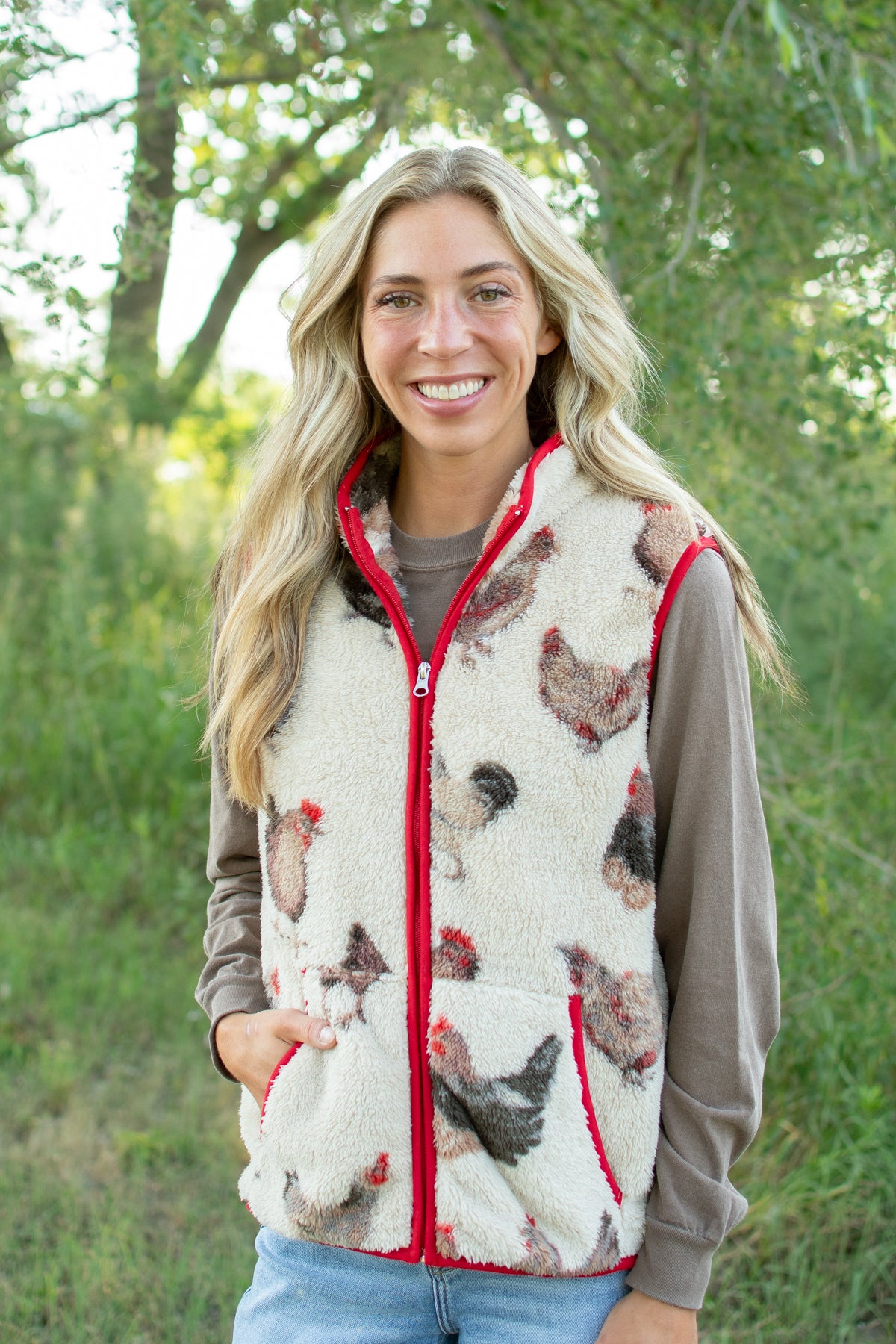 Chicken Sherpa Adult Vest