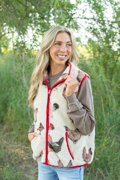 Chicken Sherpa Adult Vest