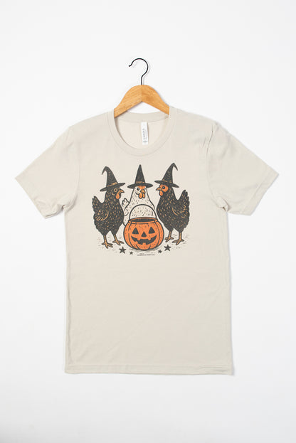 Chicken Witches Halloween Tee