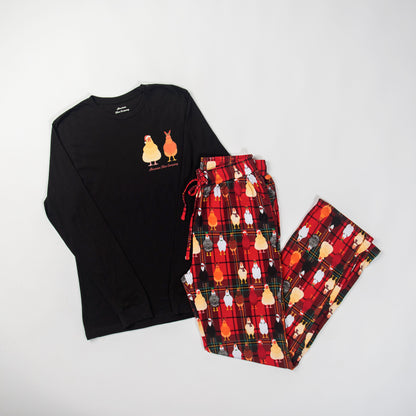 Christmas Chicken Bamboo Pajama Pants