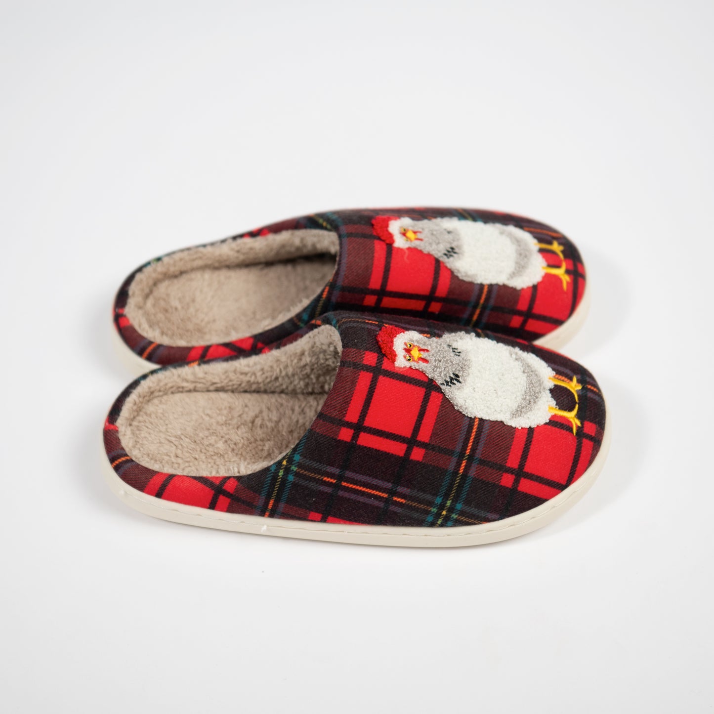 Christmas Chicken Slippers - Kids