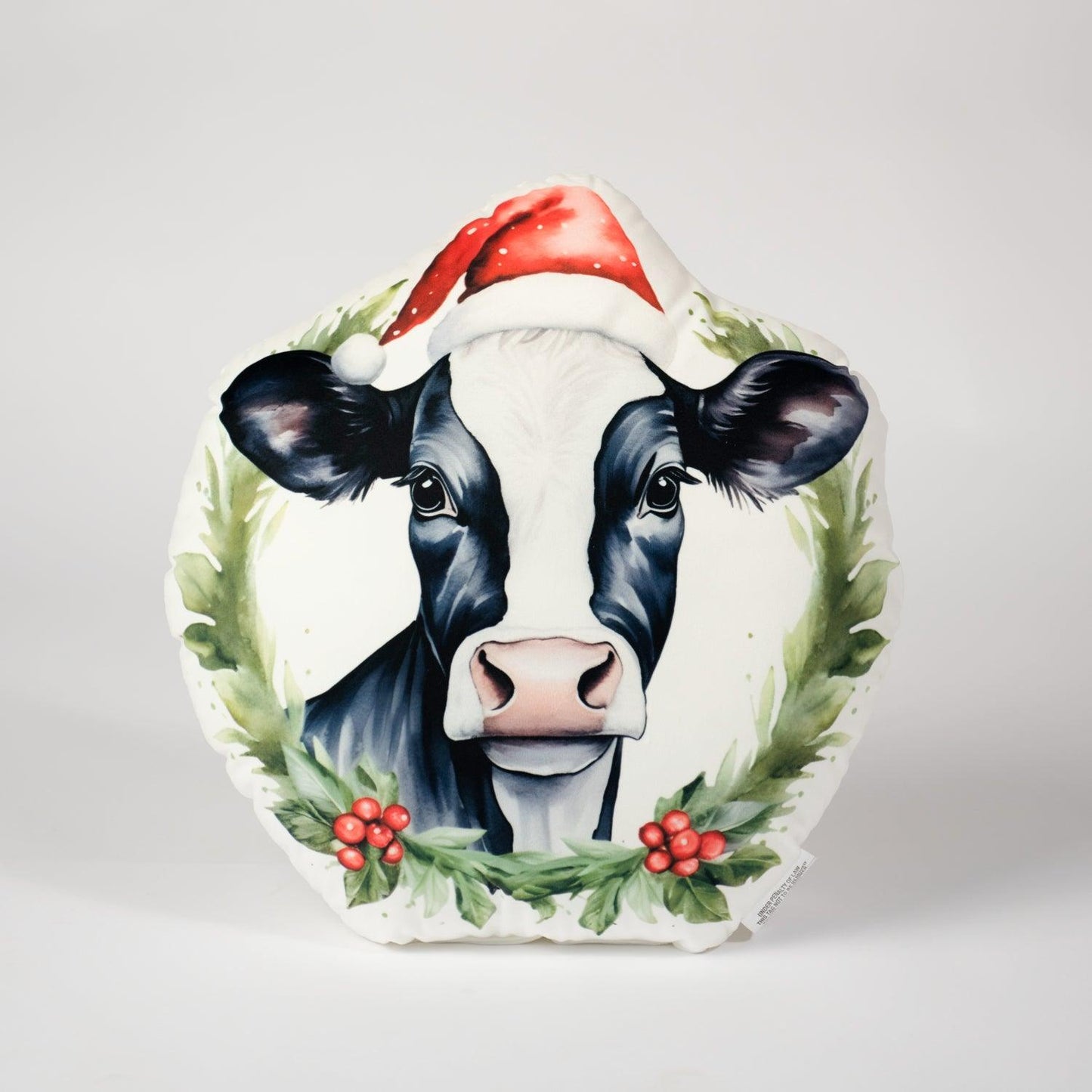 Christmas Cow Pillow - American Farm Company