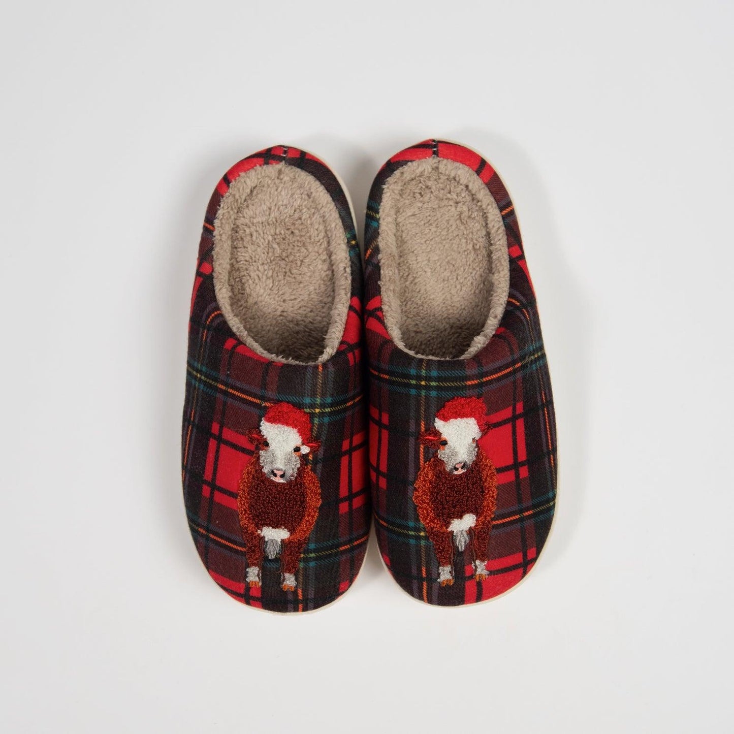 Christmas Cow Slippers - Kids - American Farm Company