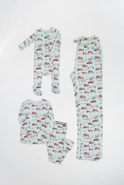 Christmas on the Farm Baby Bamboo Pajamas