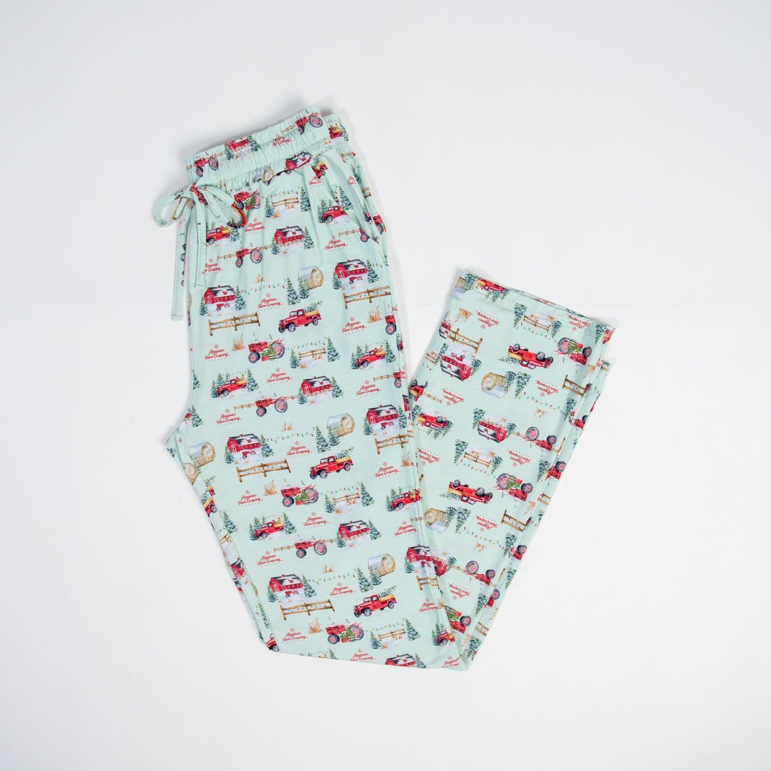 Christmas on the Farm Bamboo Pajama Pants - American Farm Company