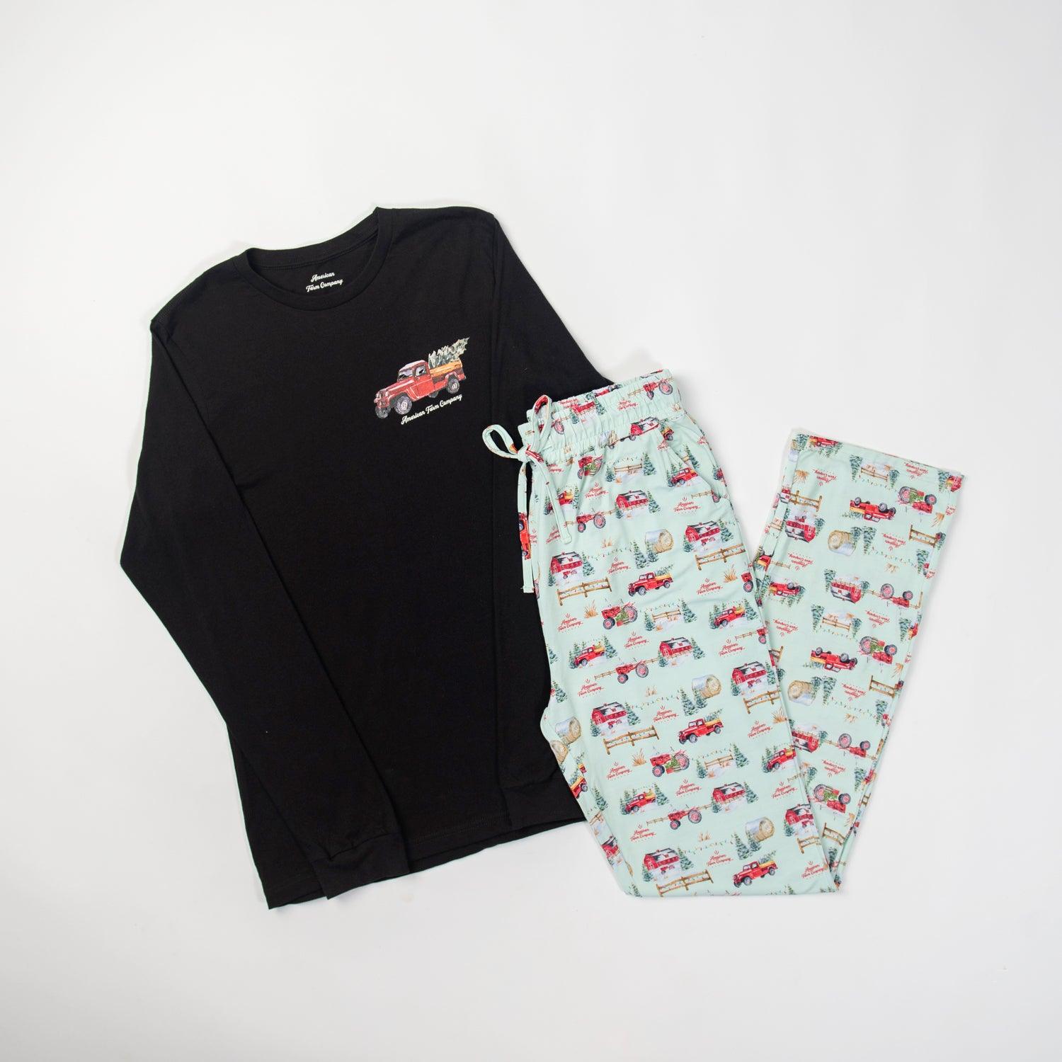 Christmas on the Farm Bamboo Pajama Pants - American Farm Company