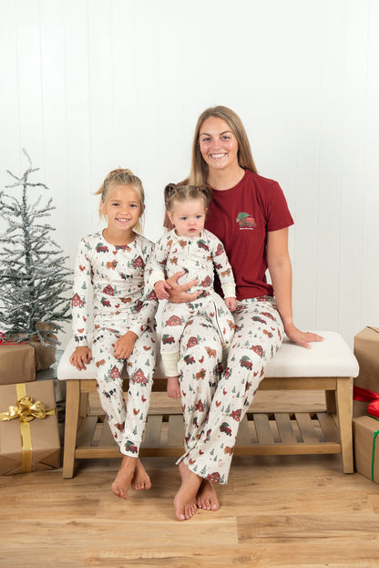 Christmas Barns & Animals Toddler/Youth Pajama Set *PREORDER*