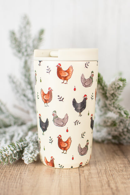 Christmas Chicken 12oz Little Tank Tumbler