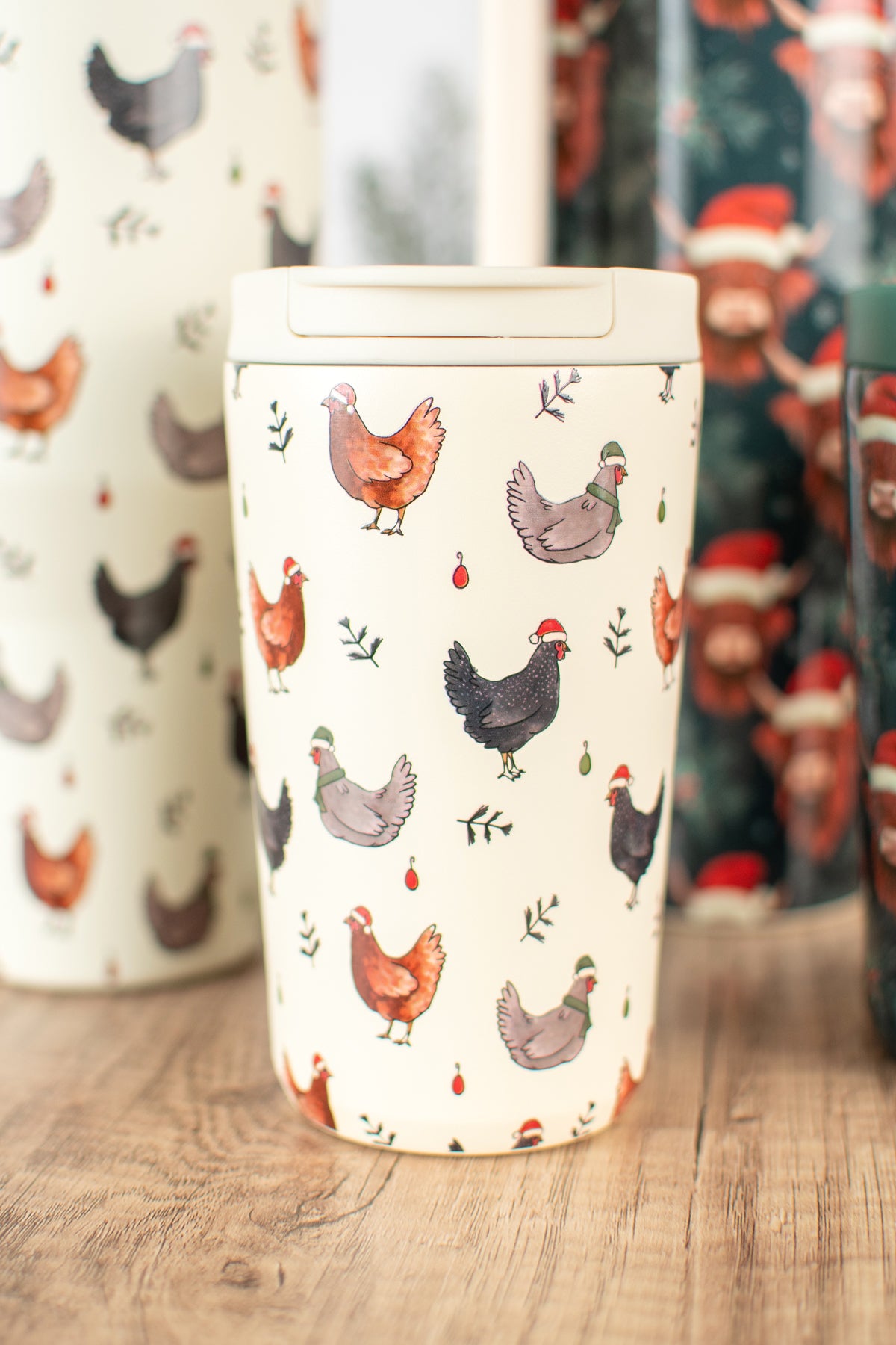 Christmas Chicken 12oz Little Tank Tumbler