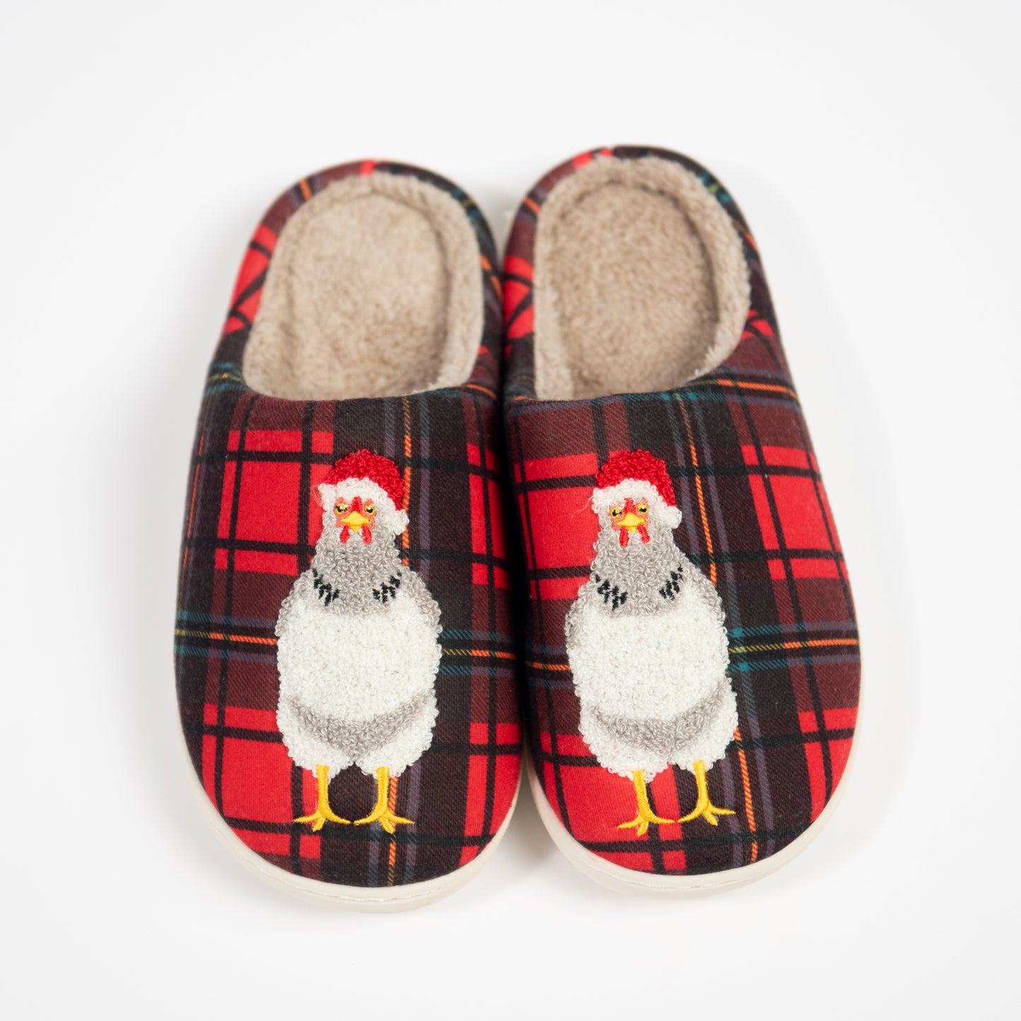 Christmas in Summertime Chicken Slippers - Kids