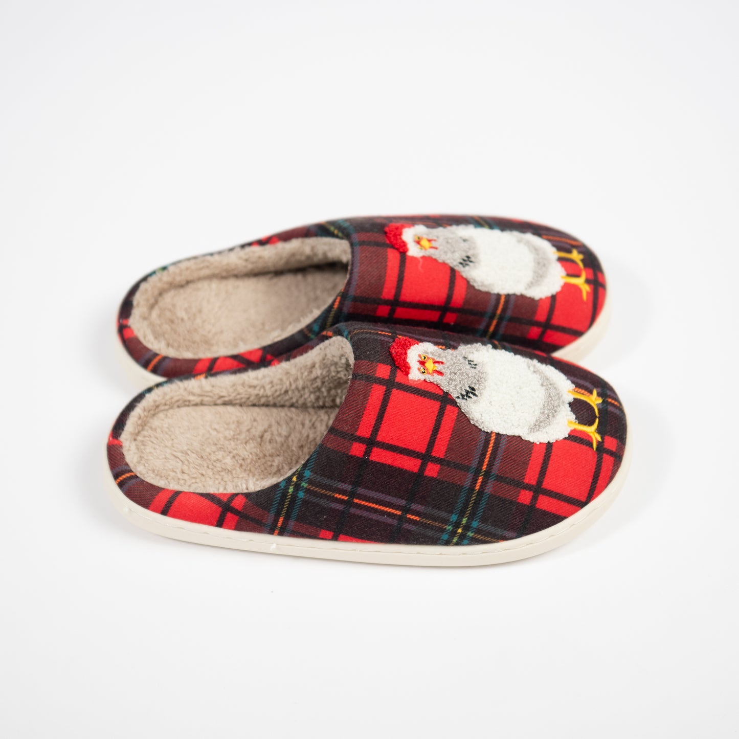 Christmas in Summertime Chicken Slippers - Kids