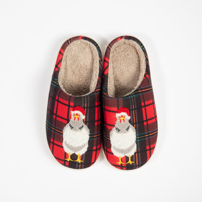 Christmas in Summertime Chicken Slippers - Kids