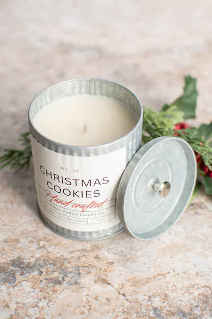 Christmas Cookies Tin Farmhouse Candle