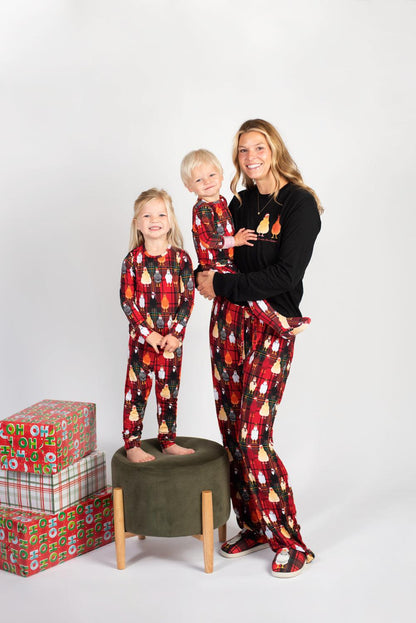 Christmas Chicken Toddler/Youth Bamboo Pajamas - American Farm Company