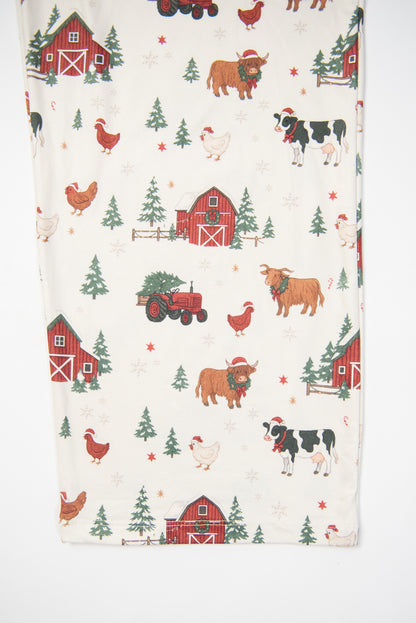 Christmas Barns & Animals Adult Pajama Pants *PREORDER*
