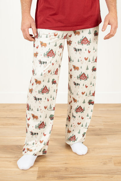 Christmas Barns & Animals Adult Pajama Pants *PREORDER*