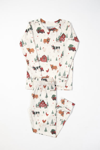 Christmas Barns & Animals Toddler/Youth Pajama Set *PREORDER*