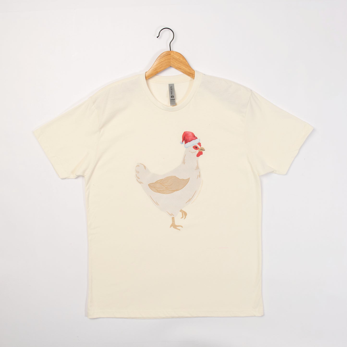 Christmas Chicken Cream Tee (DOORBUSTER)