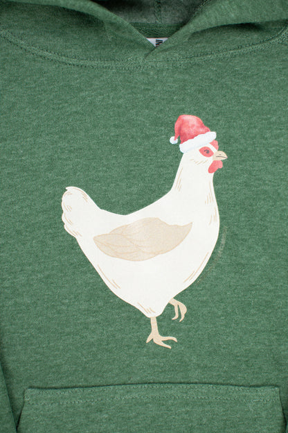 Christmas Chicken Toddler/Youth Hoodie