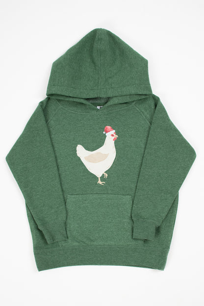 Christmas Chicken Toddler/Youth Hoodie
