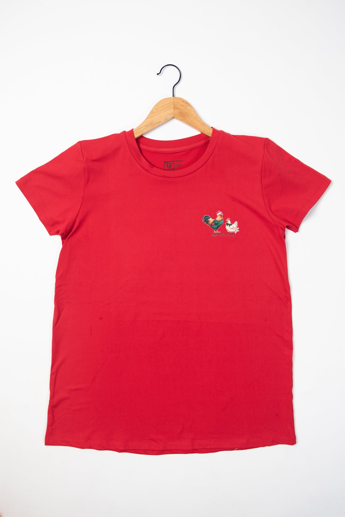 Christmas Chickens Plaid Adult Pajama Shirt *PREORDER*