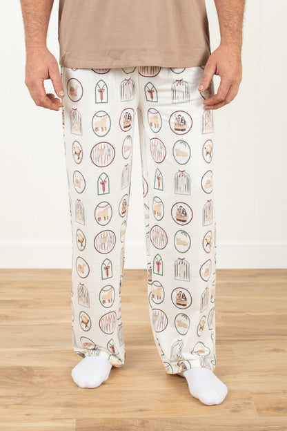 Christmas Nativity Adult Pajama Pants