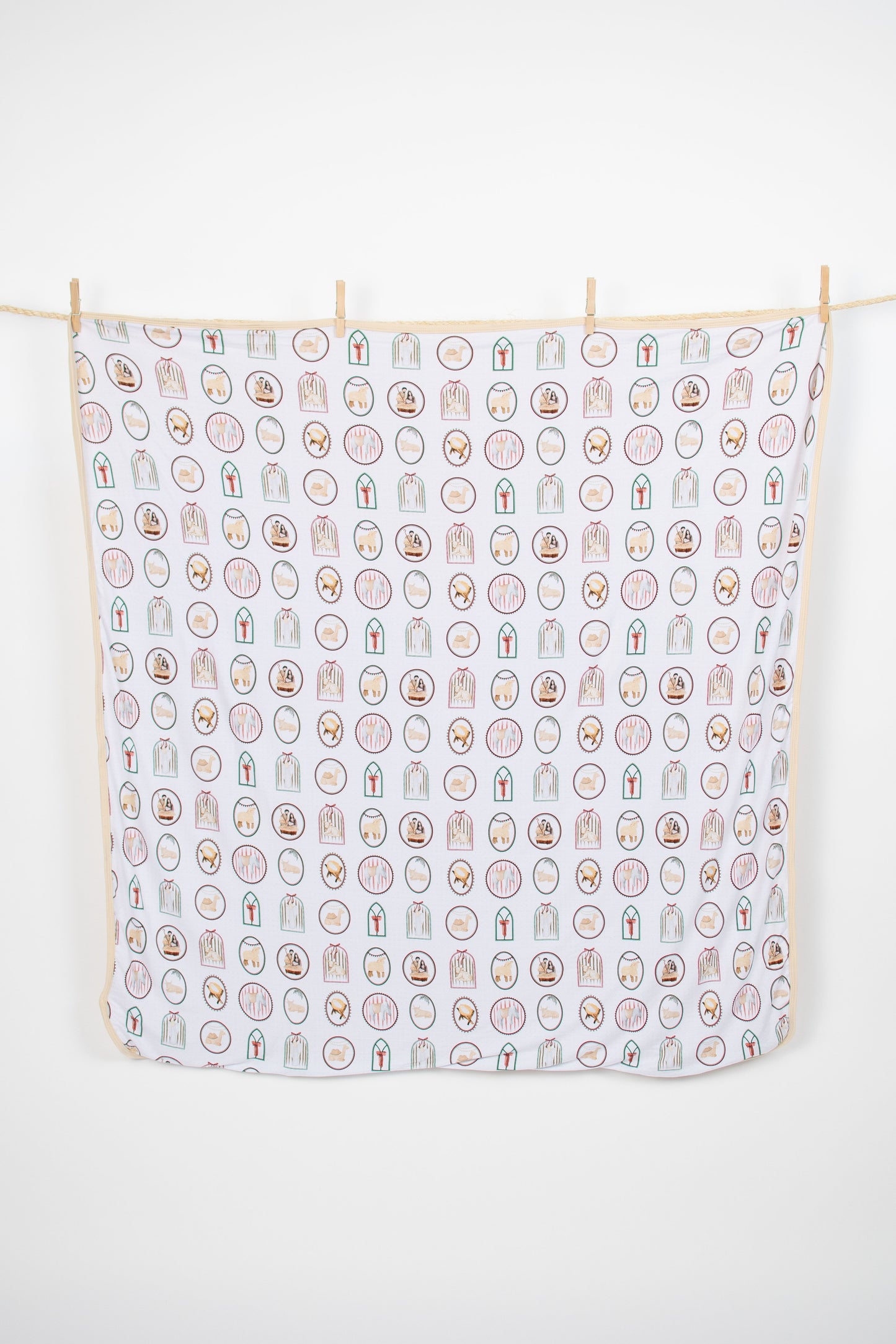 Christmas Nativity Kids Bamboo Blanket
