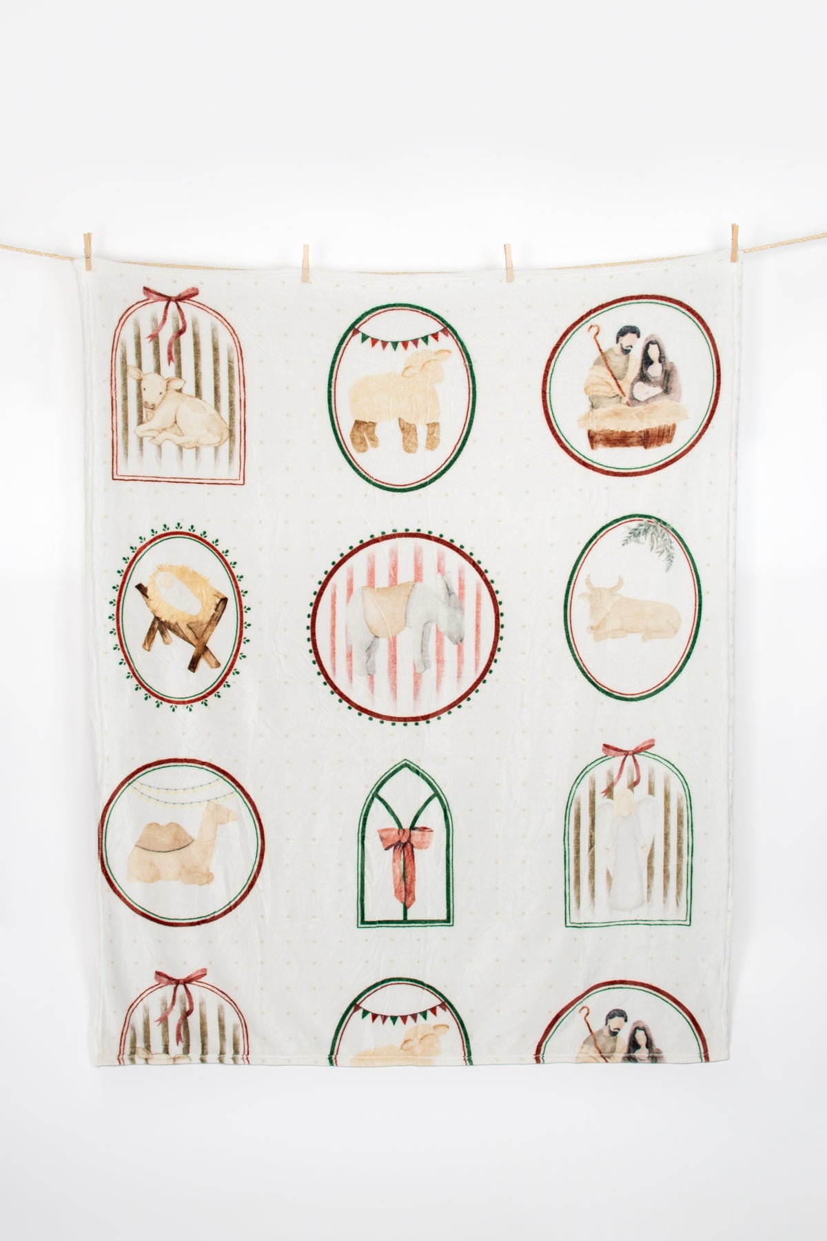 Christmas Nativity Plush Blanket